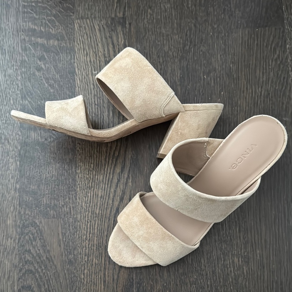 Vince Benetta Suede Sandals - Never worn